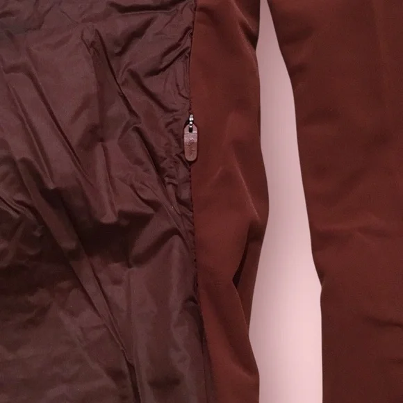 Rapha Mens Brevet Insulated HI VIZ Winter Jacket (Red Brick) - Picture 7 of 9